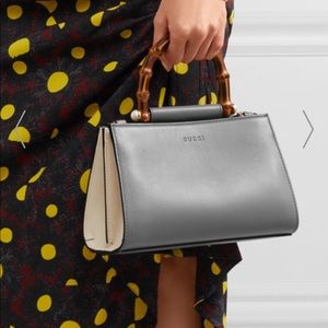 nymphaea leather mini bag